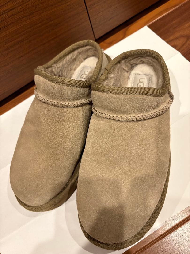 FRAMeWORK × UGG クラシックスリッパ　 アグ　ベージュ　 24cm