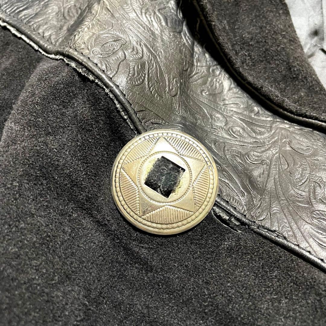 超希少46サイズ schott レザージャケット ウエスタン フリンジ