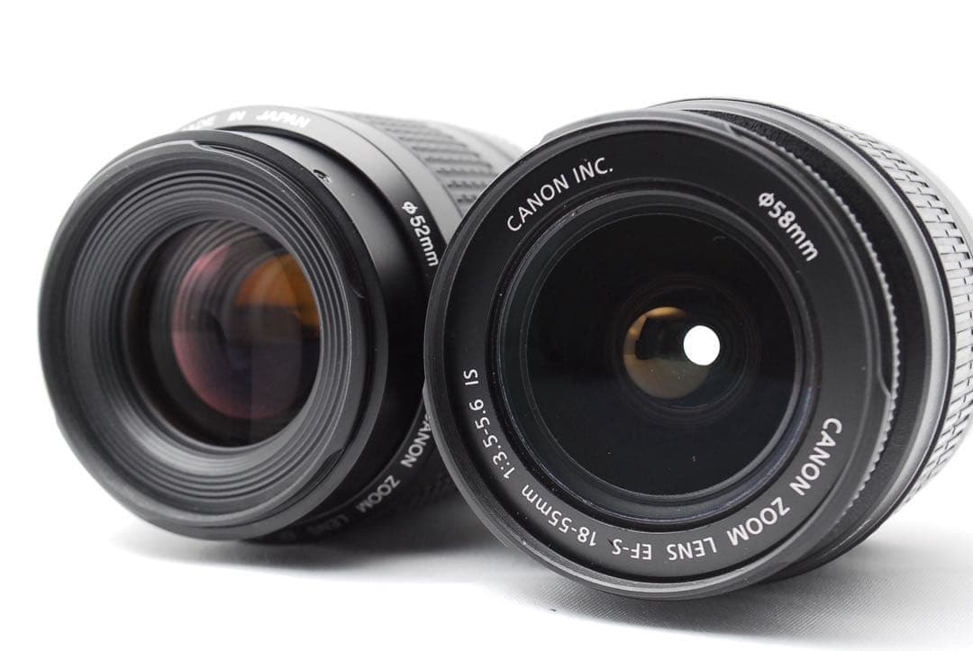 【入門機に人気】Canon EOS Kiss X7 ダブルレンズセット S数少