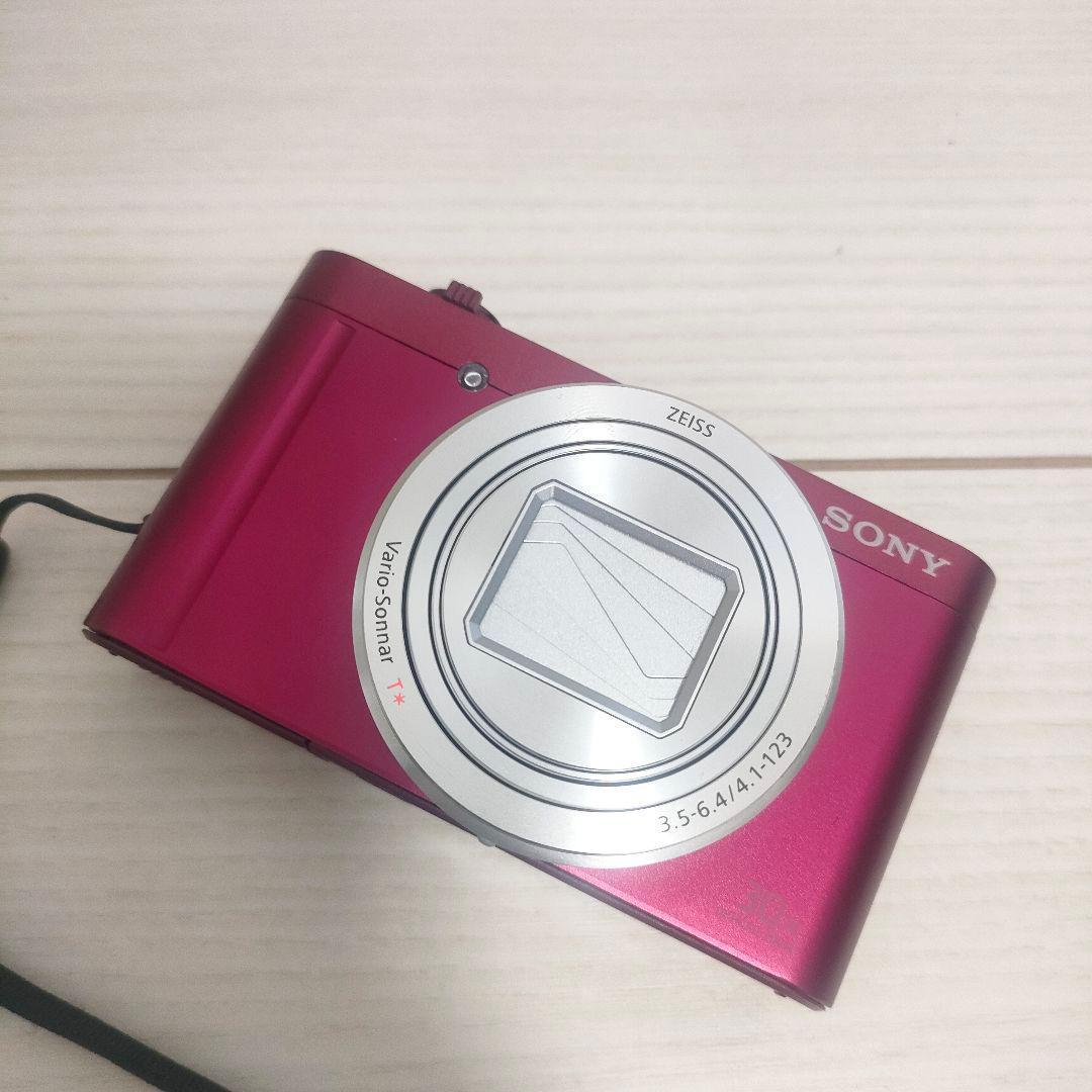 [極美品]SONY DSC-WX500 レッド コンパクトデジタルカメラ