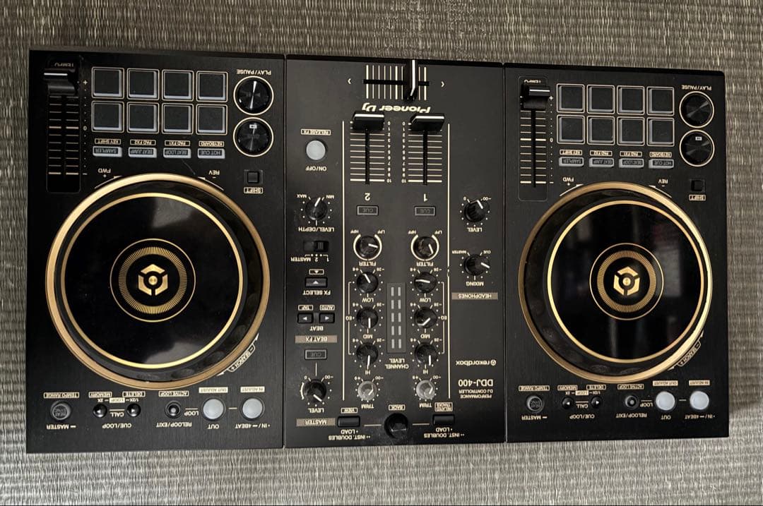 ddj-400 Black/Goldバージョン