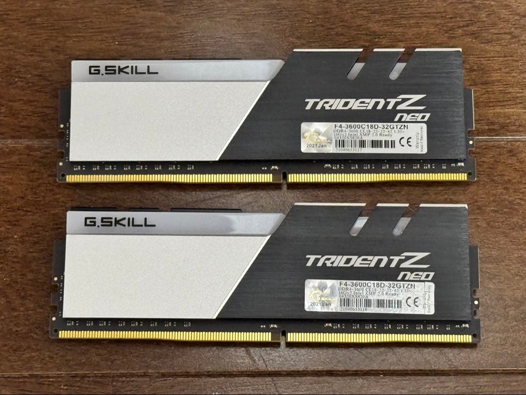 Y*o様 G.SKILL TRIDENT Z NEO 16G×2 DDR4 36