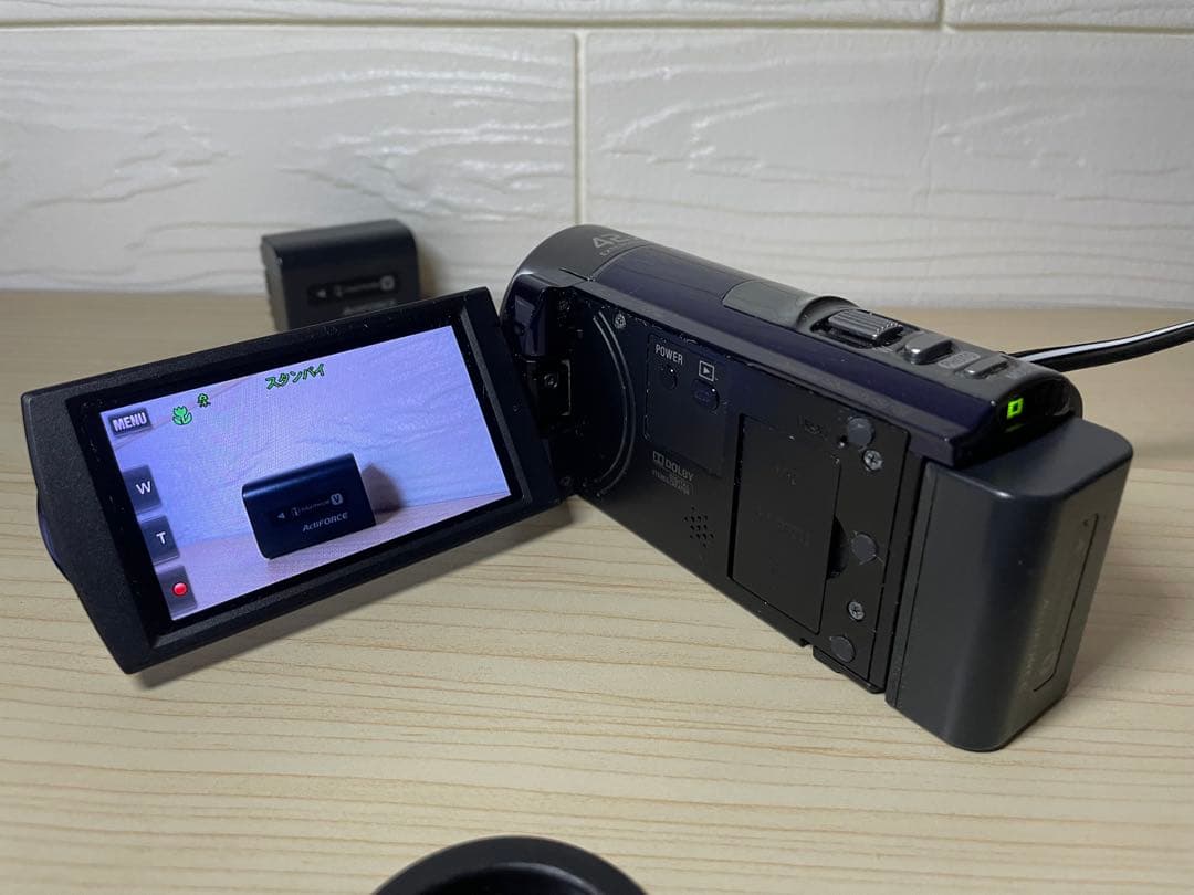 SONY HDR-CX180 ＋リモコン三脚セット（バッテリ2＋SD＋AC）