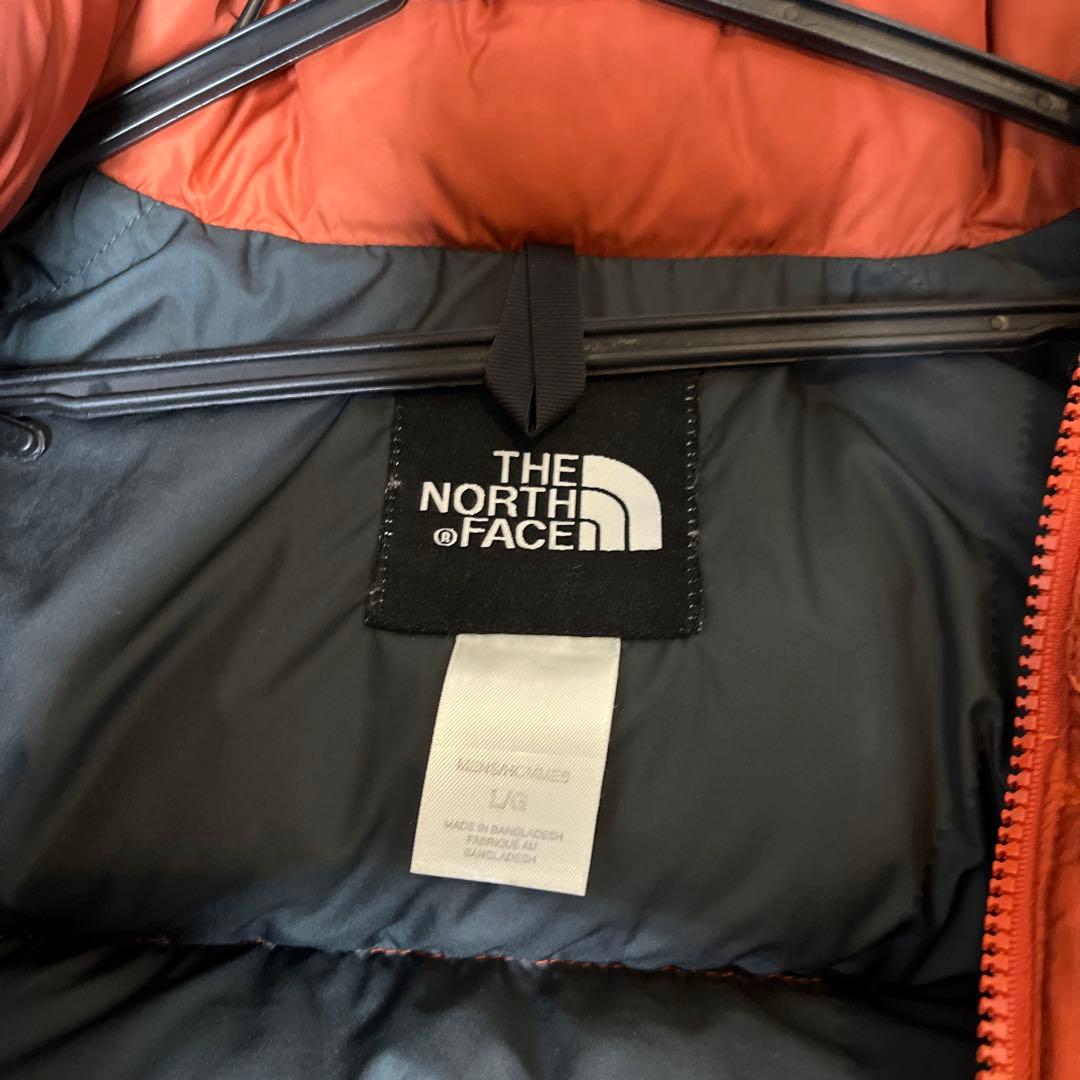 THE NORTH FACE ダウンベスト ヌプシ 700フィル Lオレンジ