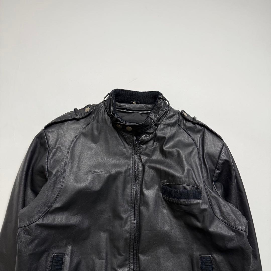 ジャケット・アウター 2000s ma-1 military leather jacket