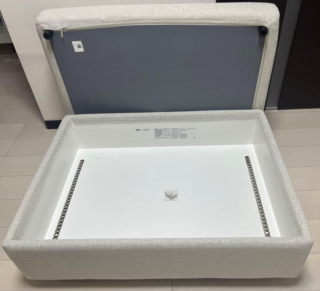 IKEA ヴィムレ VIMLE オットマン 収納付き スツール ソファ 美品