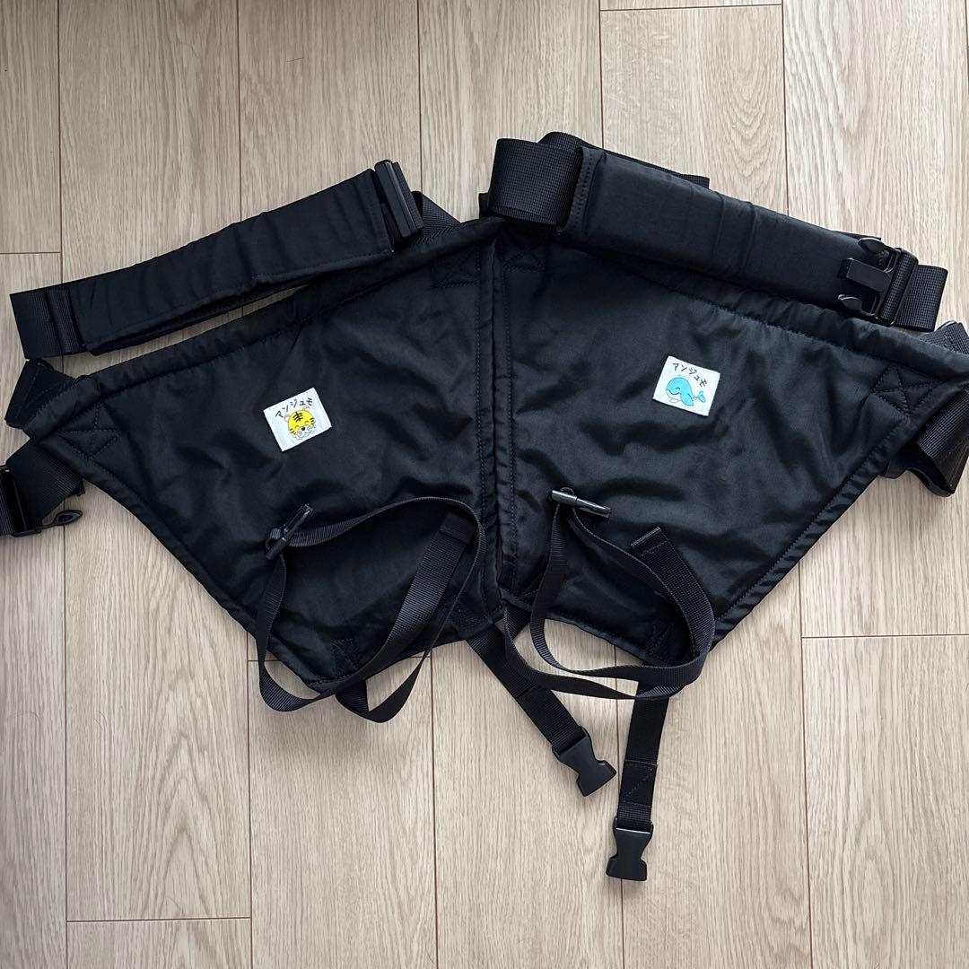 アンジュモ 抱っこひも 双子用 付属品付き