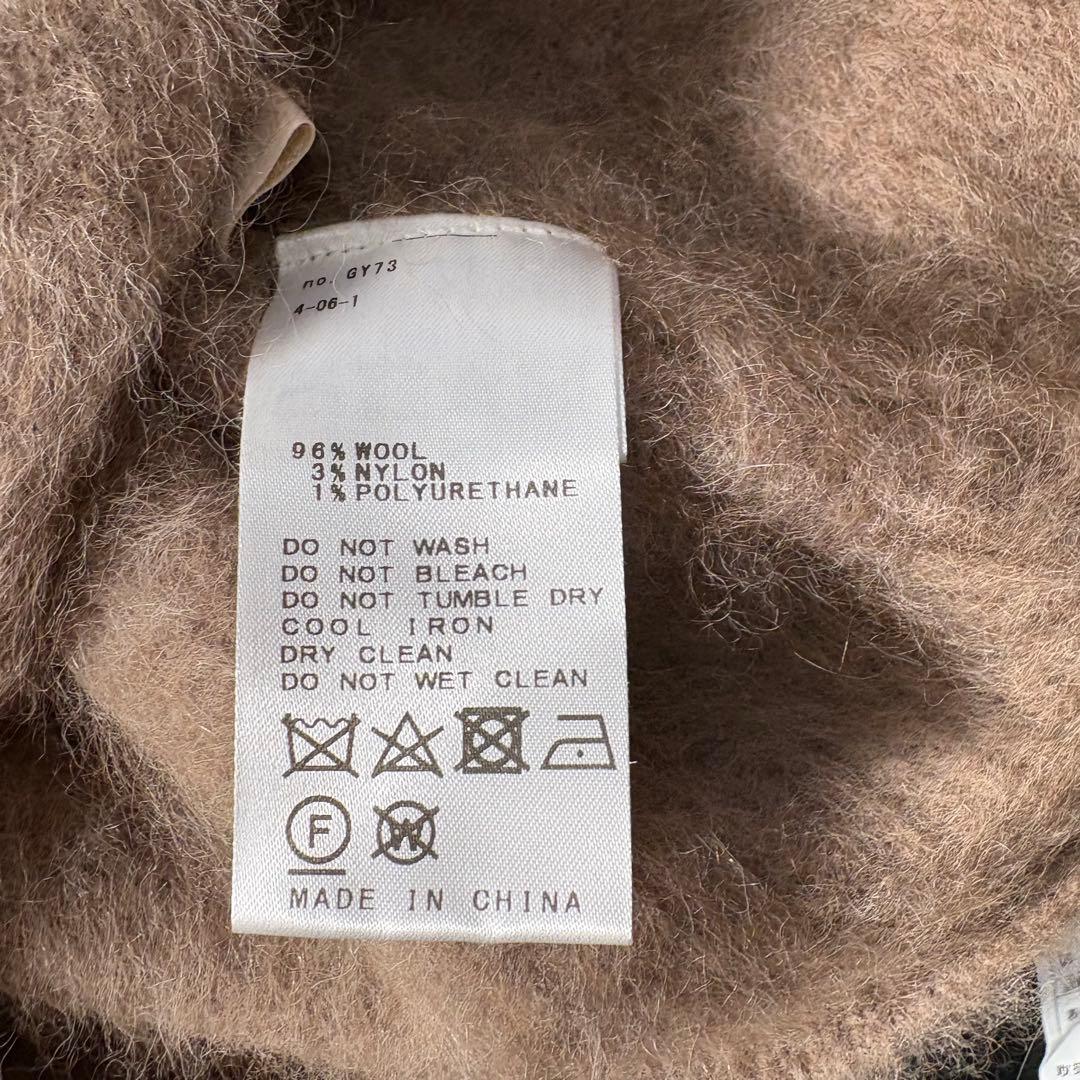 極美品✨【PLAGE】 Fur Back Open プルオーバー キャメル