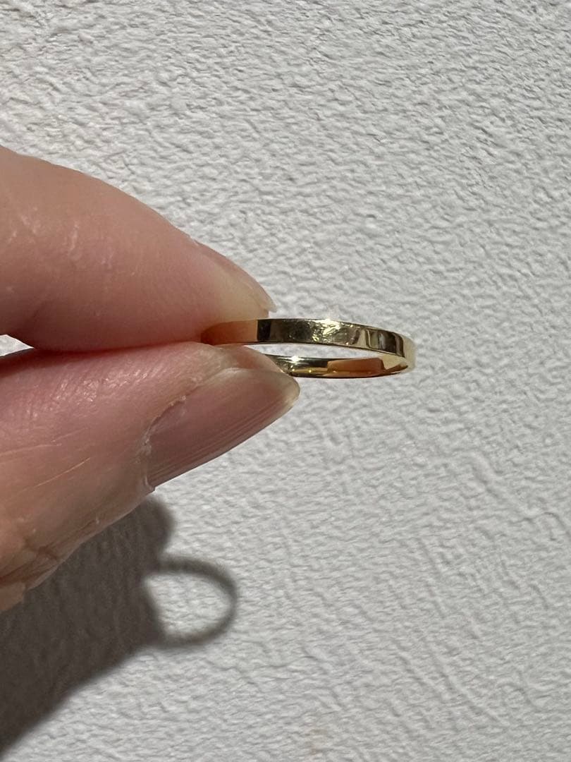 ete K18イエローゴールド リング　9号
