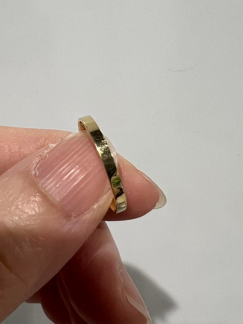 ete K18イエローゴールド リング　9号