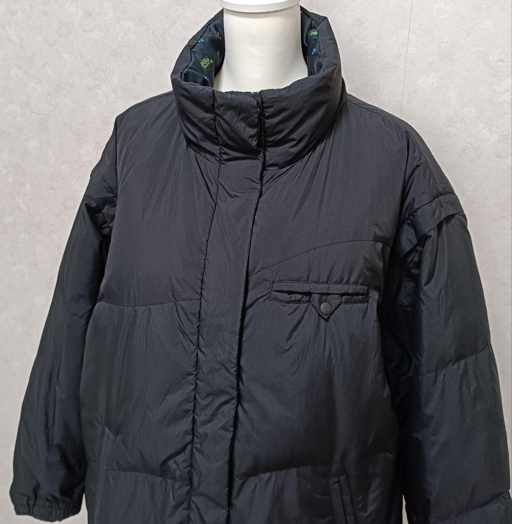 【フード欠品】メゾンスペシャル 花柄 リバーシブルダウンジャケット