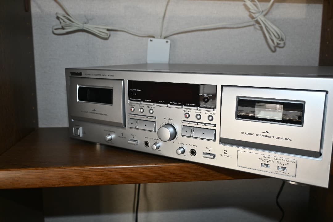 TEAC w-1200 ダブルデッキ　USBデジタル出力可