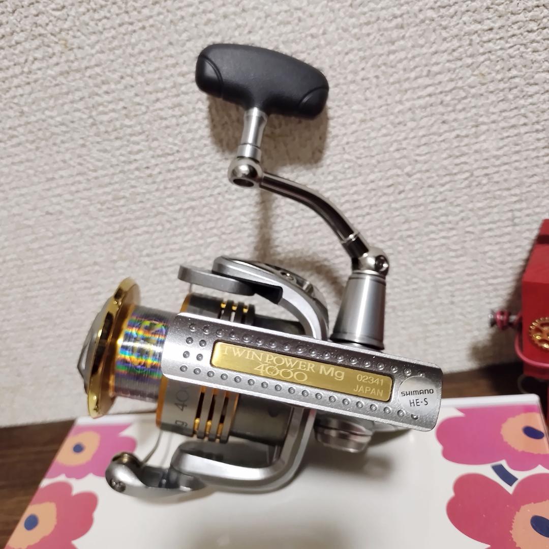 【美品】シマノ SD74H スピニングリール ツインパワーMG 4000