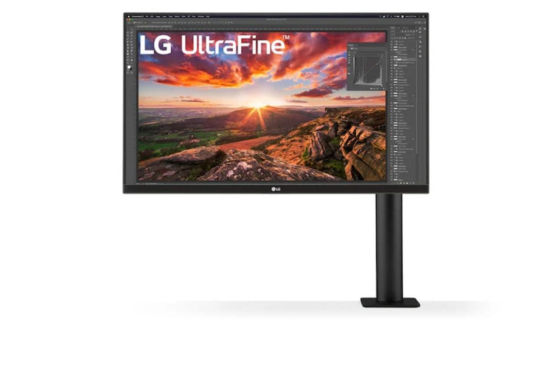 LG アームスタンド採用 IPS 4Kモニター 27UN880-B