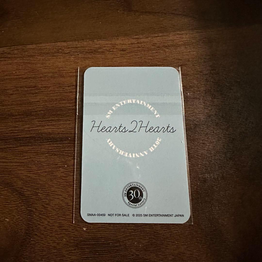 Hearts2Hearts SM 30周年ユハ YUHA トレカ 抽選会 公式