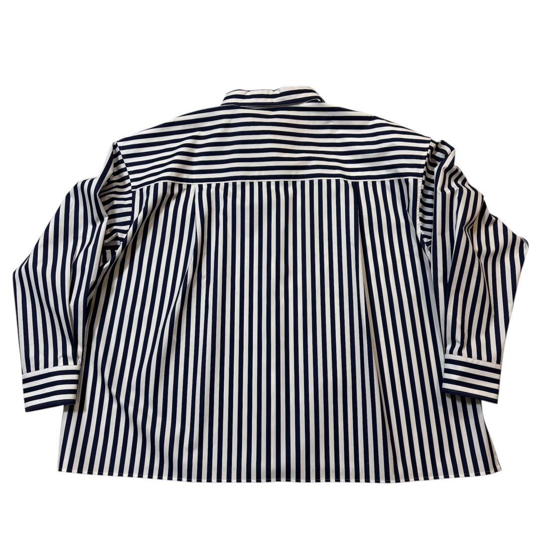トップス carorie CLEAN TECH TWILL STRIPE SHIRT XL