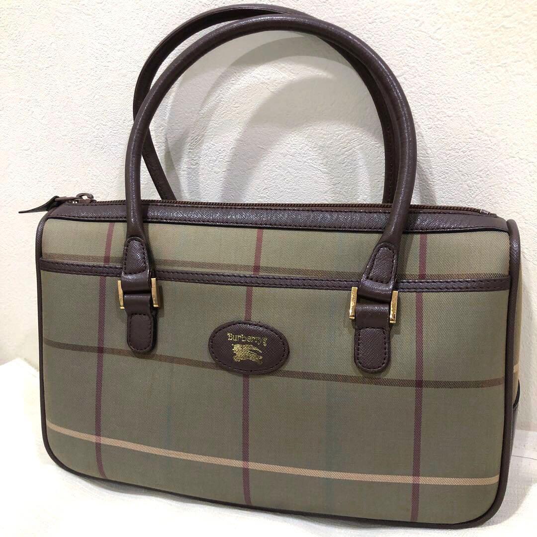 Vintage Burberrys バーバリー ハンドバッグ ミニボストン