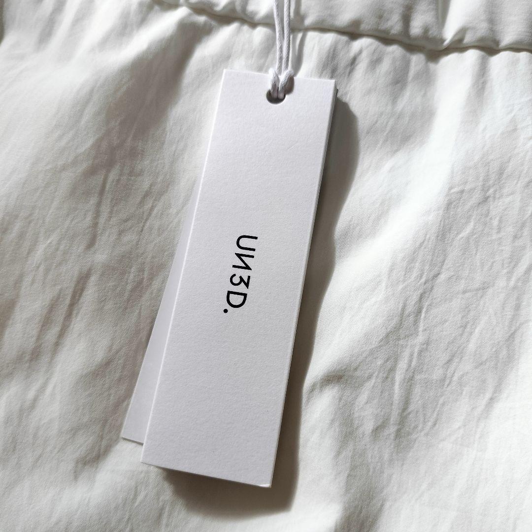 【新品】 UN3D. アンスリード レイヤーパーツスカート 白 ホワイト 36