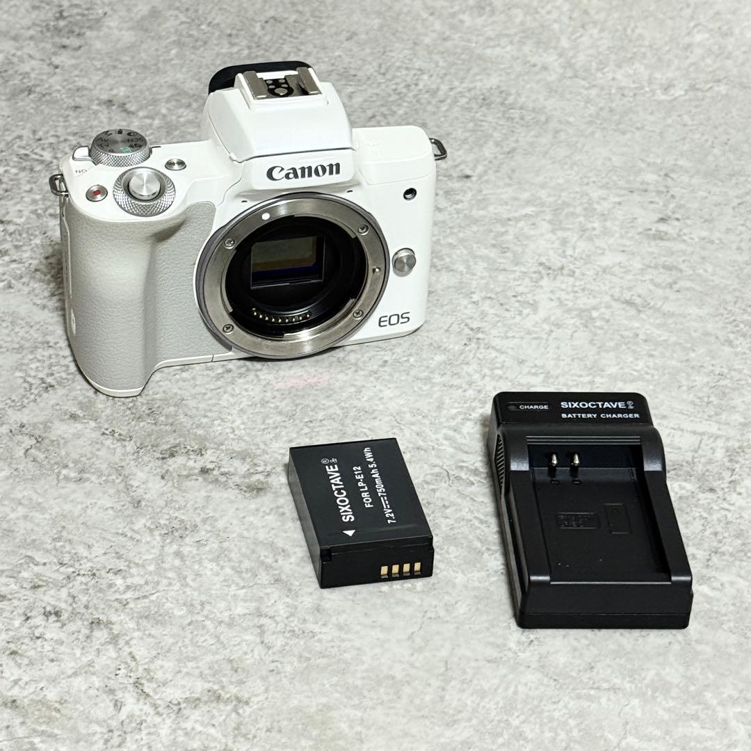 専用☆ジャンク☆キヤノン EOS KISS M ホワイト ボディのみ/CANON