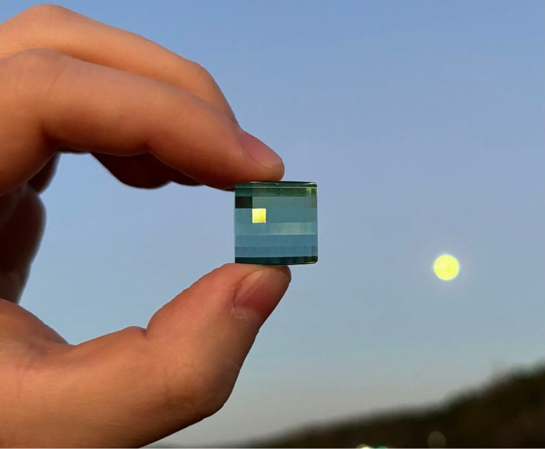 ピクセルミラー A品 天然水晶 ネックレス 依田貴石 ペンダントトップ