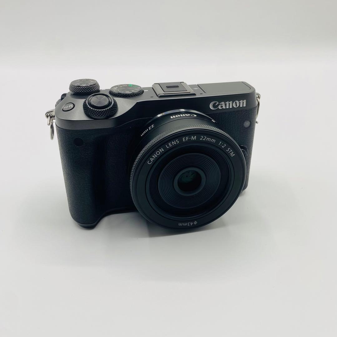 箱付 美品 Canon EOS M6 lens 22mm