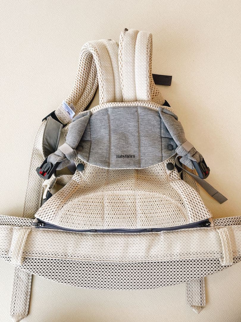 ♡BabyBjörn 抱っこ紐 メッシュ クリーム/美品♡
