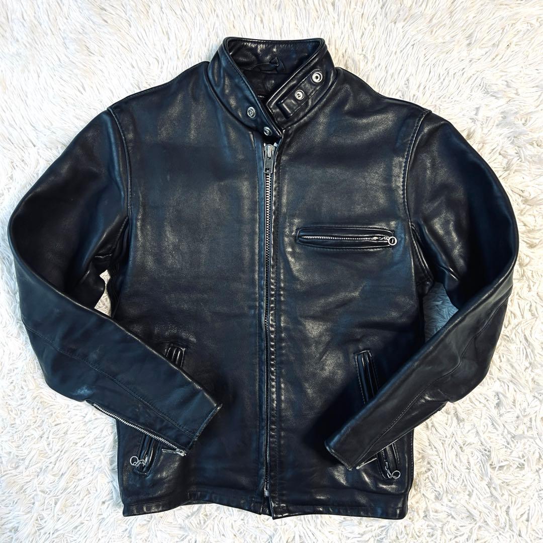 Schott ショット 641 ライナー付き シングルライダースジャケット 34