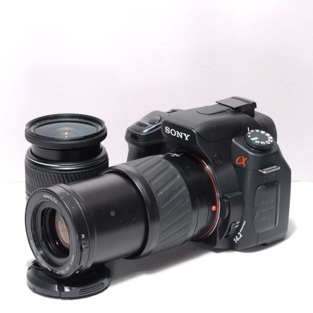 ✨届いたらすぐに使える✨ SONY α350✨ ダブルレンズ✨入門モデル✨