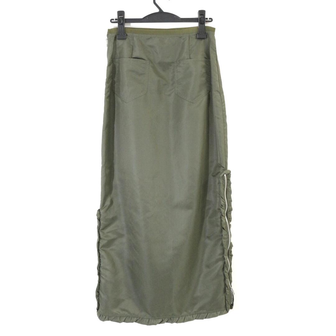 ODAKHA オダカ 24AW サイドジップナイロンロングスカート