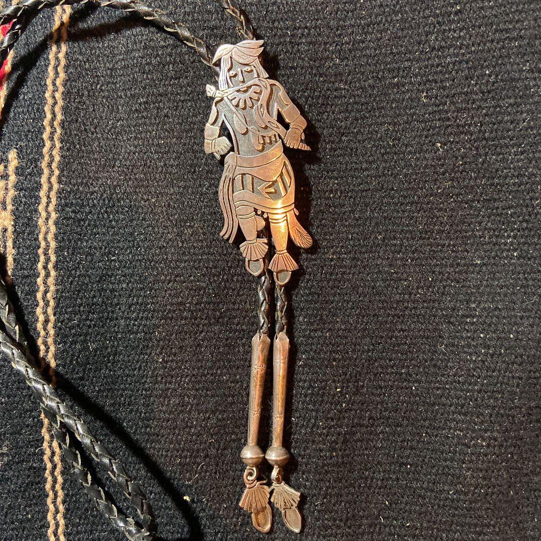 インディアンジュエリー　ホピ　ボロタイ