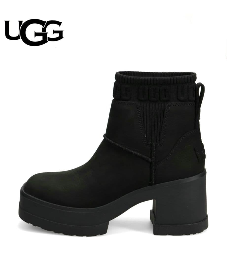 UGG MOXY CHELSEA ショートブーツ US7.5 24.5cm 黒