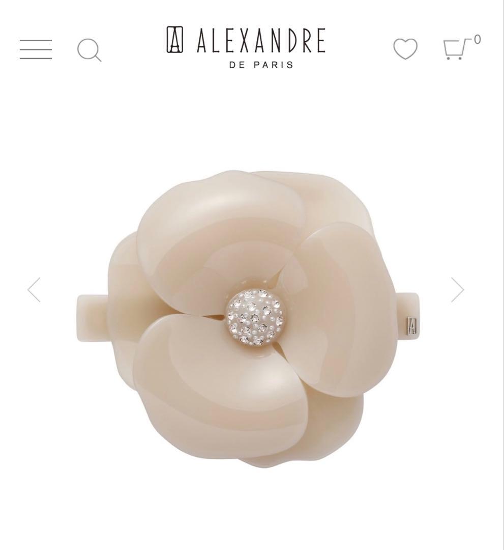 alexandre de paris カメリアバレッタ♡新品未使用♡