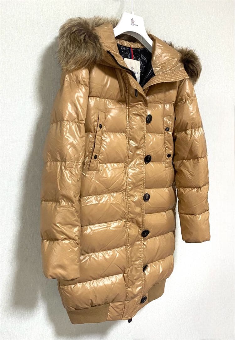 SuiBhove＊MONCLER モンクレール＊リアルファーロングコート