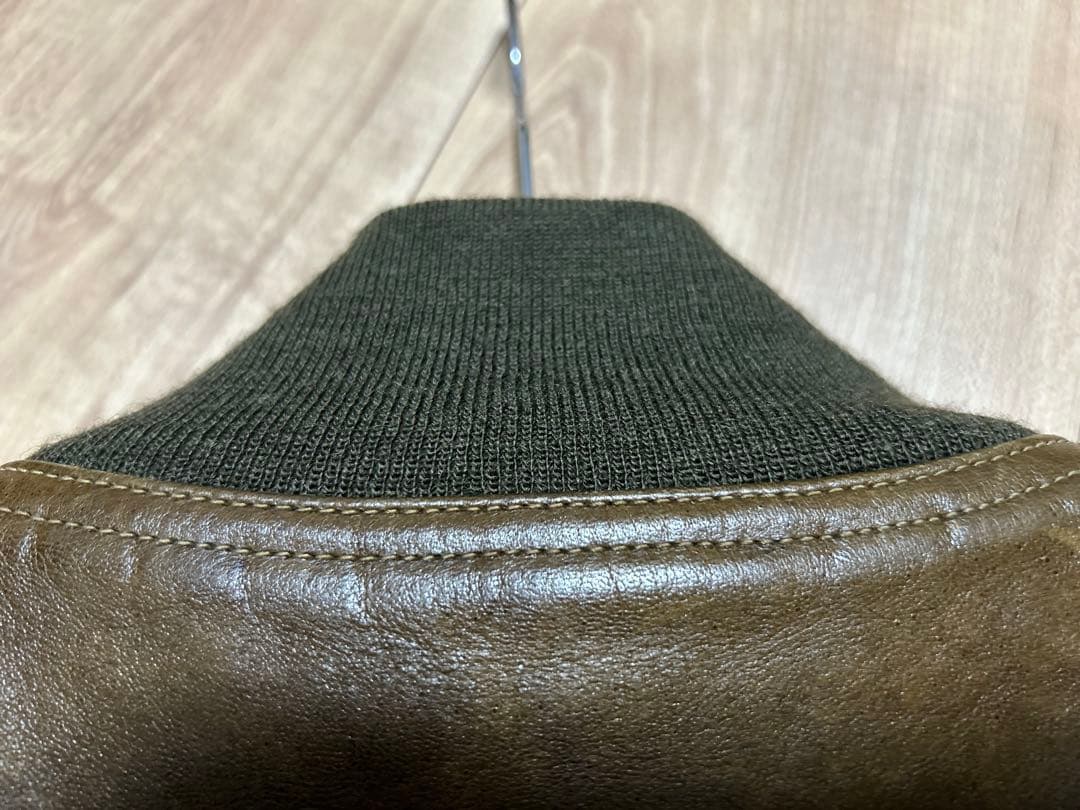 m*a様 激渋　FREEWHEELERS 37j1 オリーブ　レザージャケット