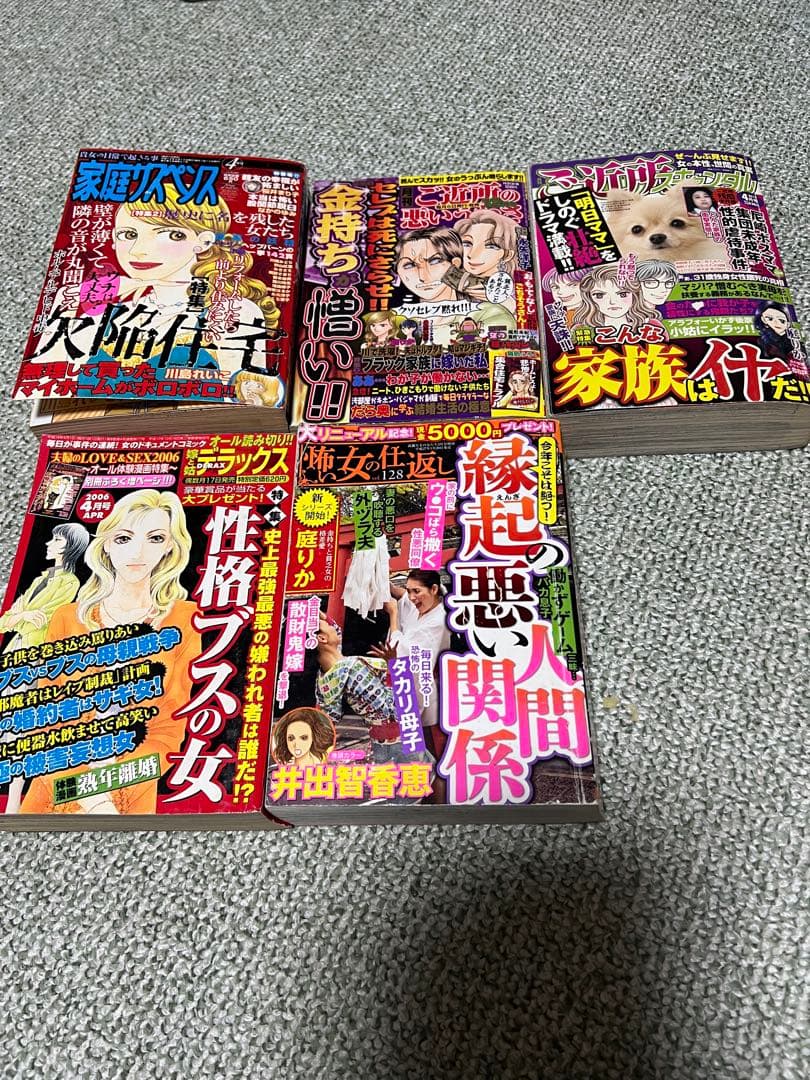 レディースコミックまとめ売り5冊