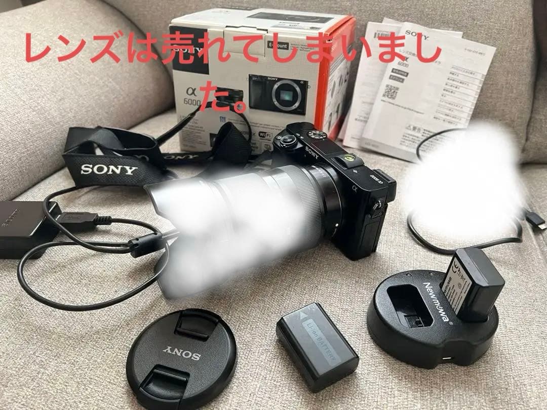 SONY α6000 ミラーレス一眼カメラ とSONY18-200レンズのセット