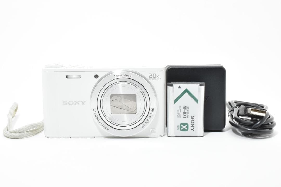 【美品】SONY Cyber-shot DSC-WX350 ホワイト　動作確認済