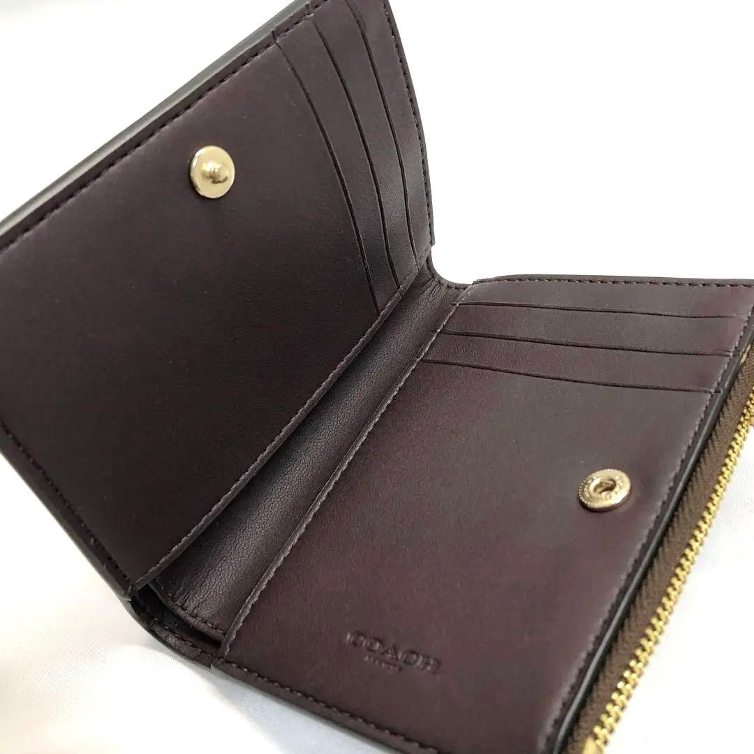 【ラヴ ✨】　COACH コーチ　二つ折り　財布　シグネチャー