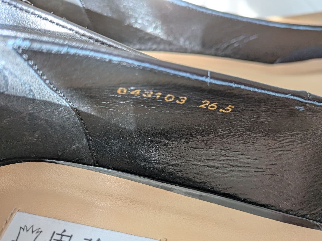 【美品】ブラック スクエアトゥ パンプス