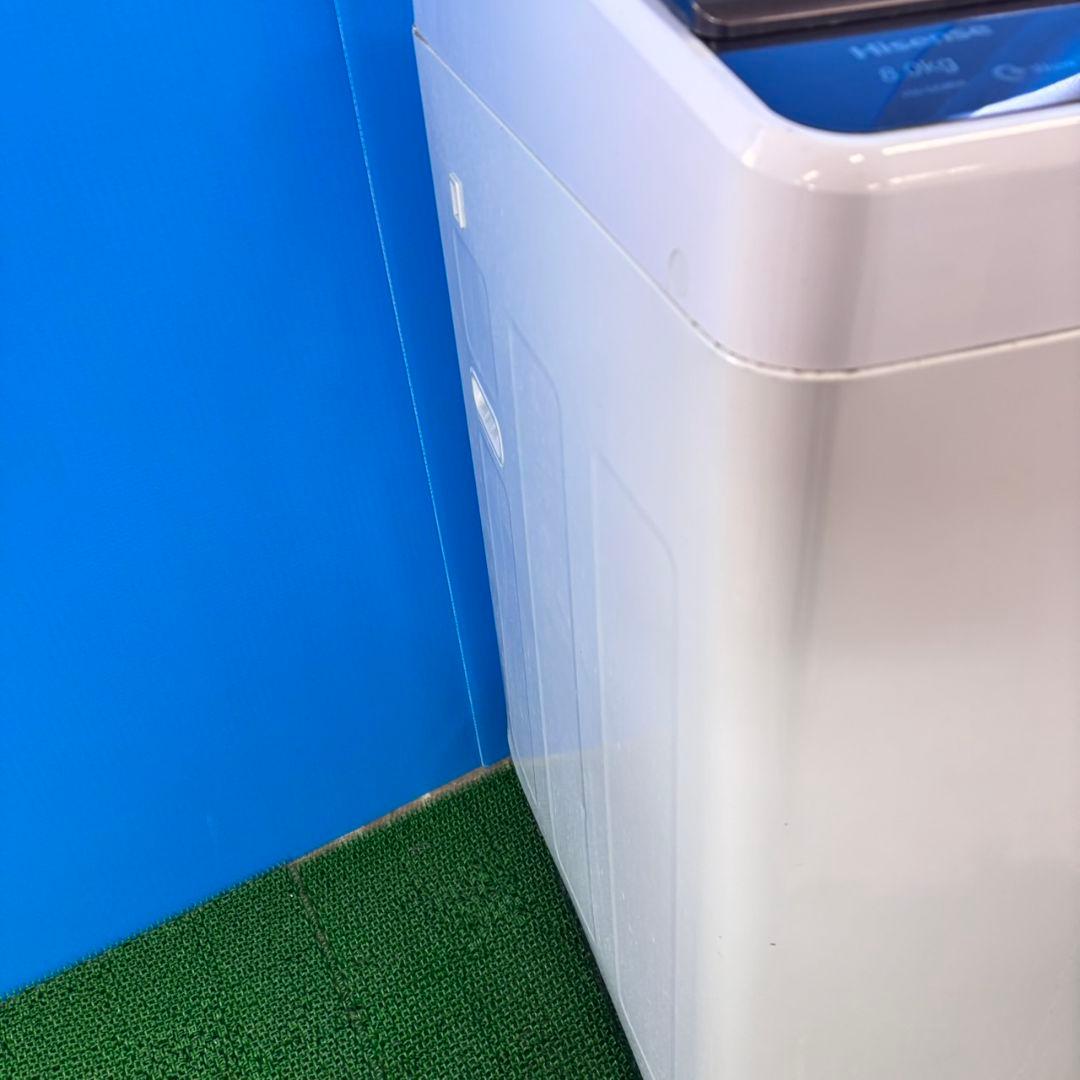 736 ハイセンス　家庭用　洗濯機　インバーター搭載　８キロ　小型　一人暮らし