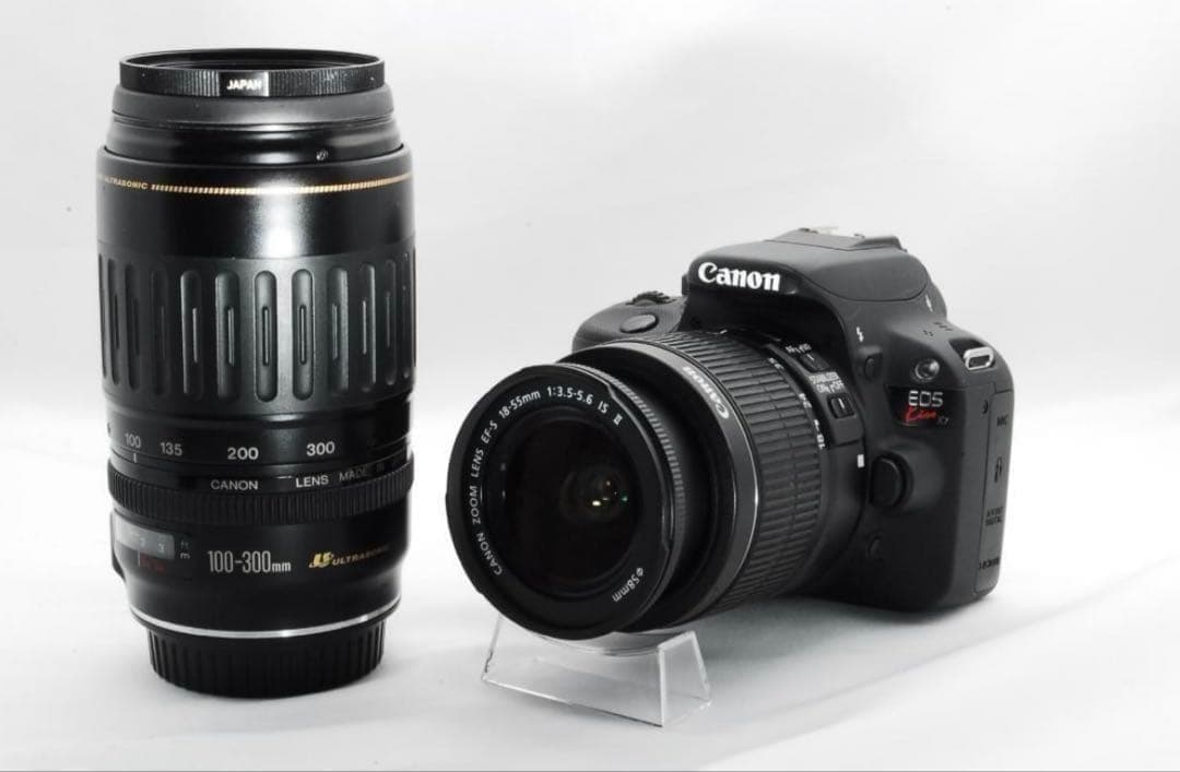 【軽量人気】Canon Kiss X7 ダブルレンズセット USM