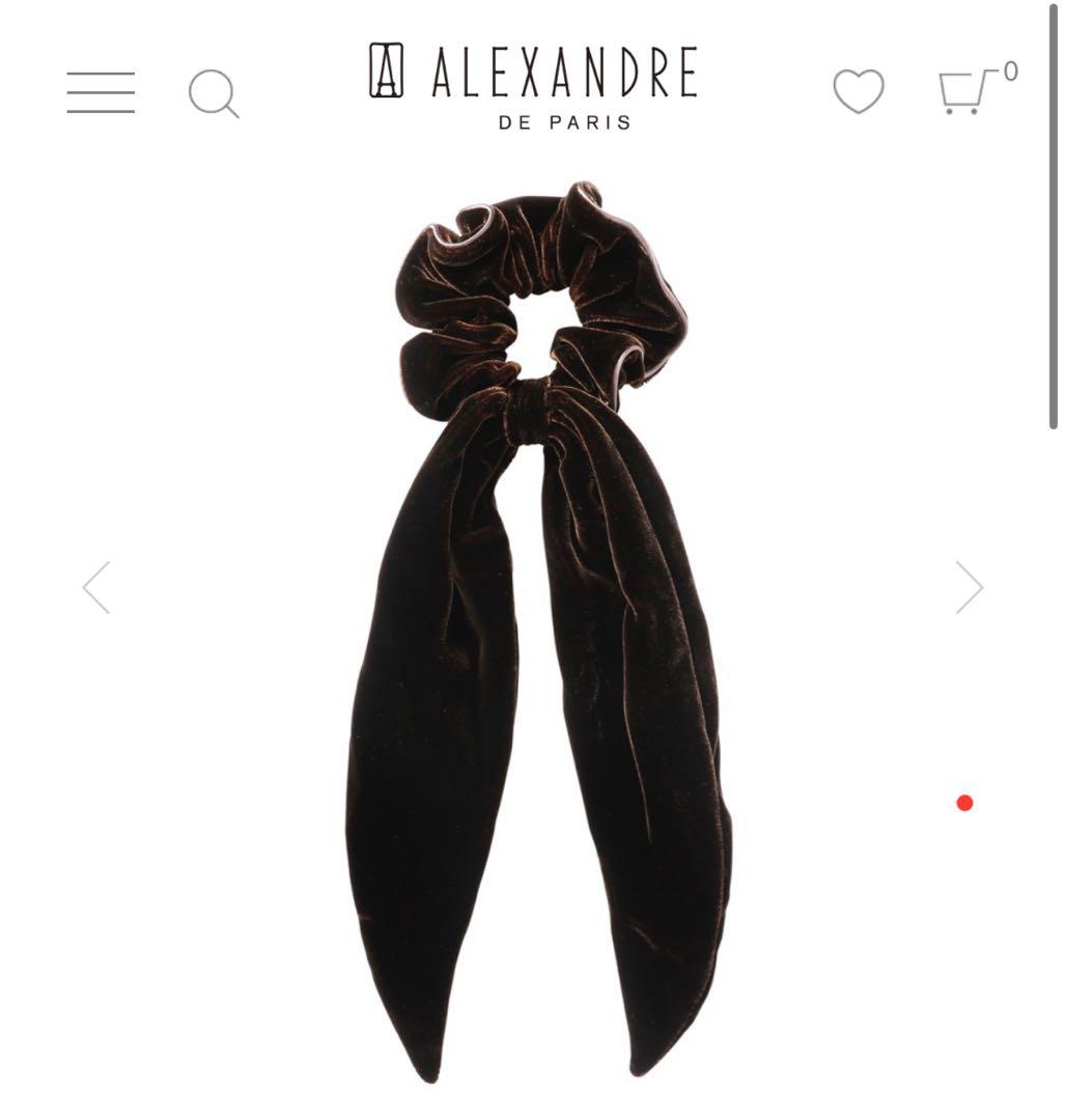 alexandredeparis シュシュ　ブラウン