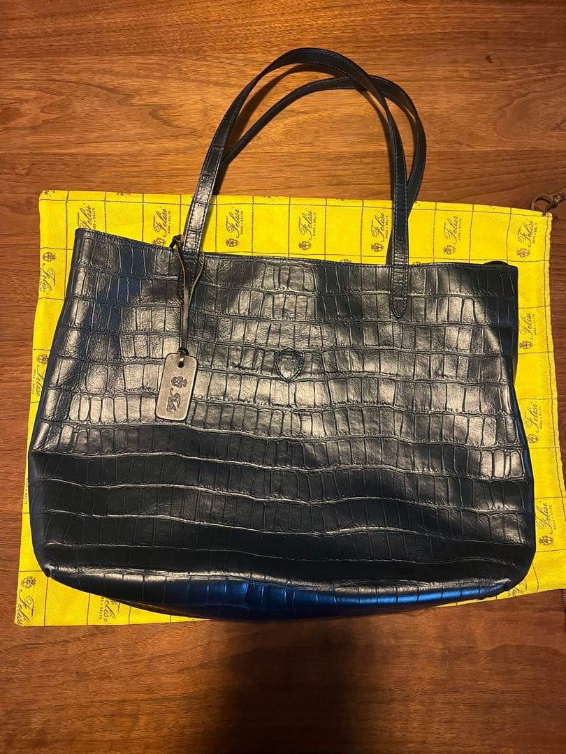 【売り切り¥36,000-期間限定 フェリージ　メンズ】レザー トートバッグ