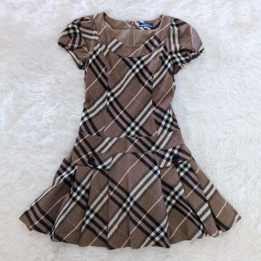 ✨美品✨ 38 BURBERRY BLUELABEL ミニワンピース チェック