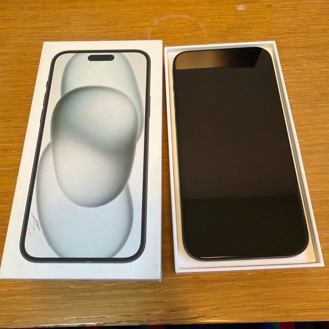 携帯電話本体 iphone 15 plus 128gb black