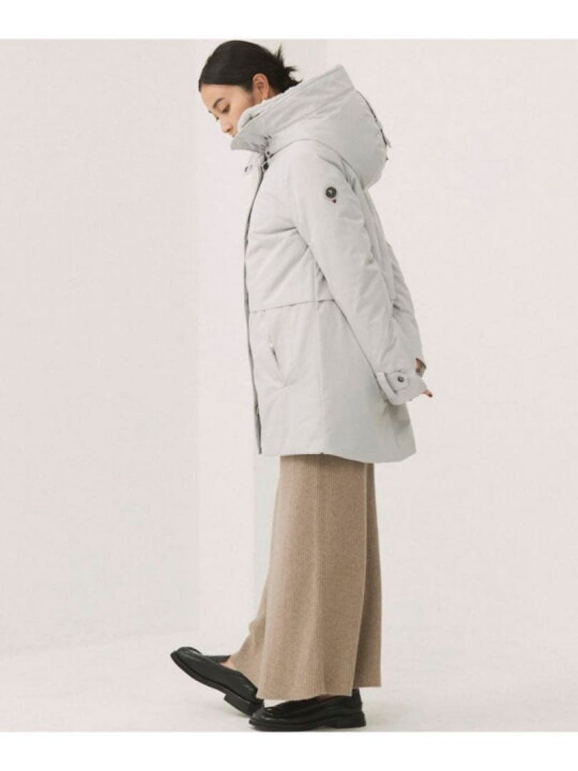 タグ付 ケープホーン エコダウンジャケット REMOTA ファー 42 グレー