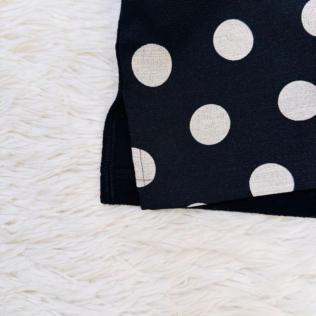 近年 完売✨ビアズリー 後ろドットニット ドルマン コクーン オーバーサイズ 黒