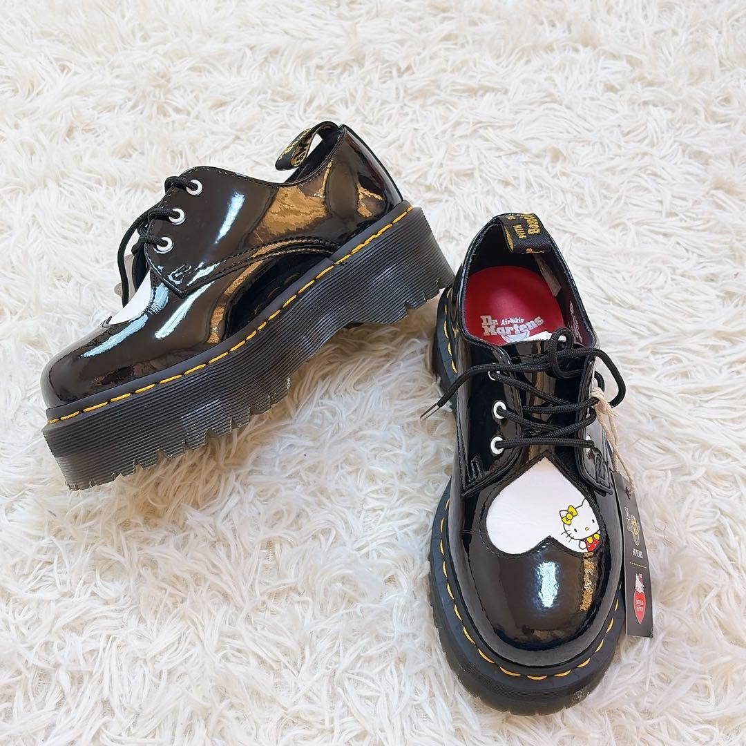 【極美品】ドクターマーチン　サンリキティちゃん　厚底ローファー　1461