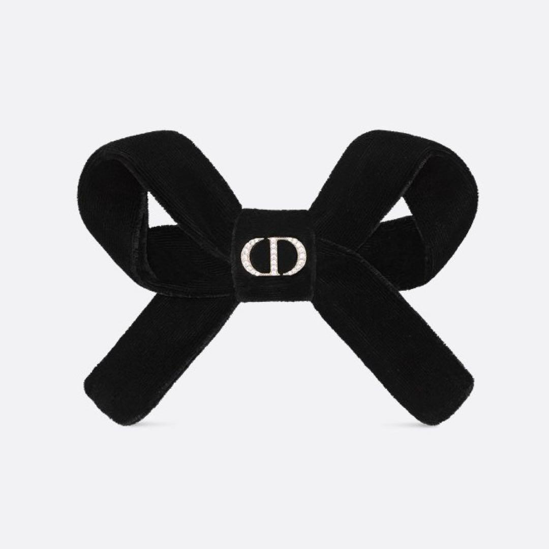 Diorissimo リボンバレッタ ディオール ベルベット