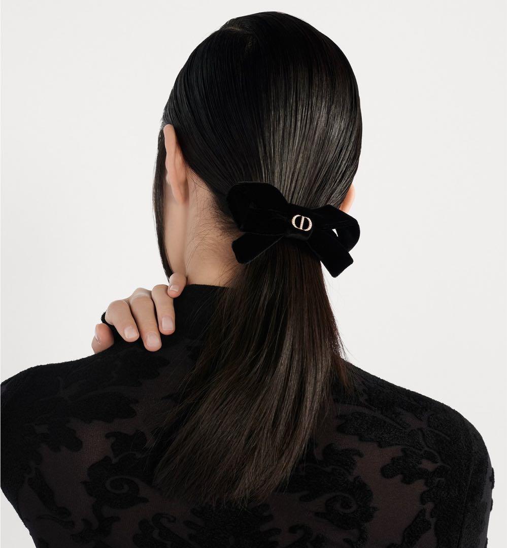 Diorissimo リボンバレッタ ディオール ベルベット
